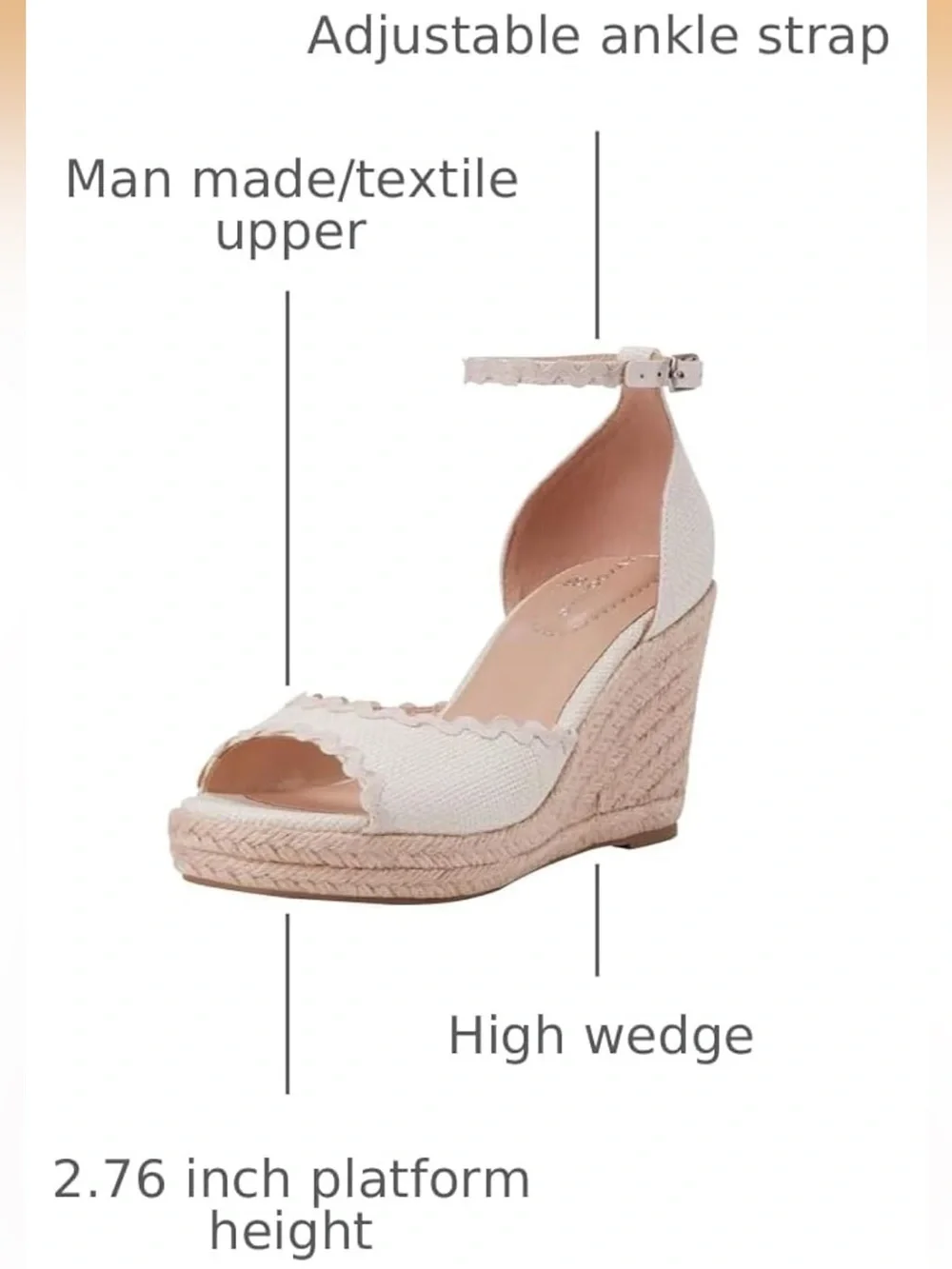 Bandolino Kendri Espadrille Wedge Sandal